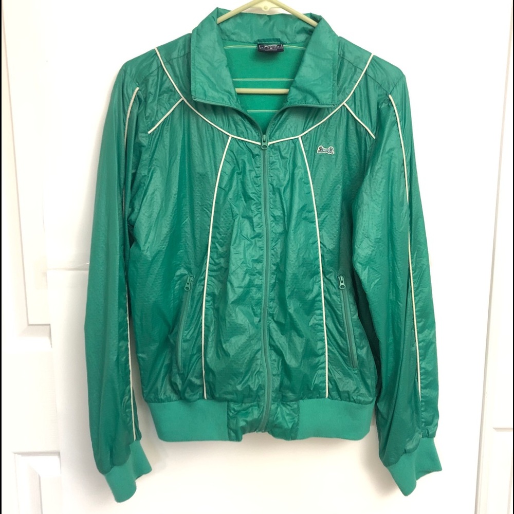 Rare Vintage Le Tigre Emerald Green Track Jacket